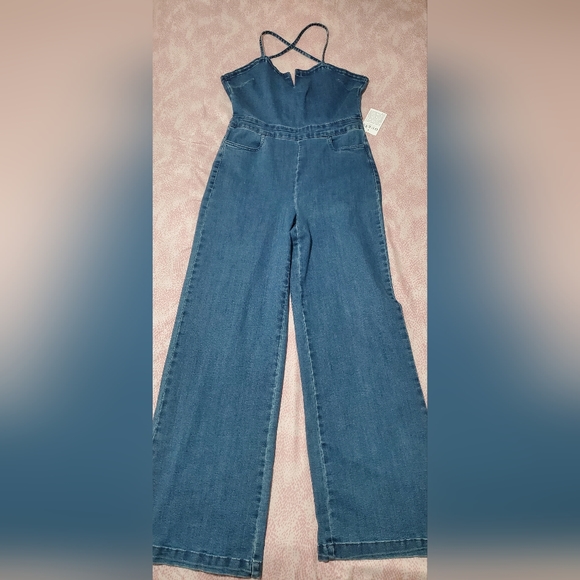 Guess Brielle denim jumpsuit - Picture 1 of 5